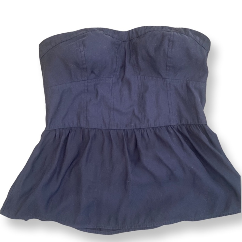 Strapless, Vintage American eagle, Navy top!